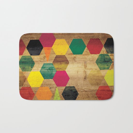 Wood Prints Bath Mat