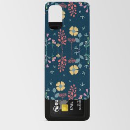 Flowers in the midnight sky Android Card Case