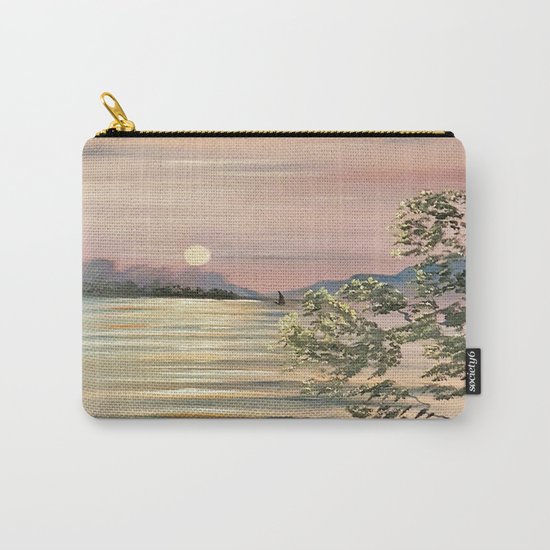 Sunset over a lake Carry-All Pouch