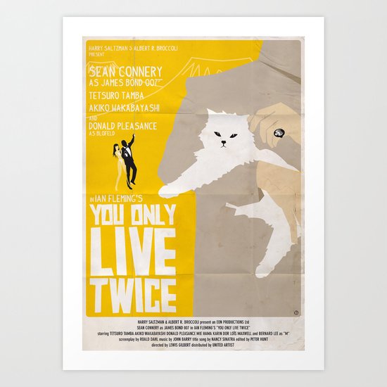 You Only Live Twice Art Print