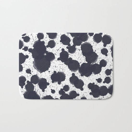 Watercolor dots Bath Mat
