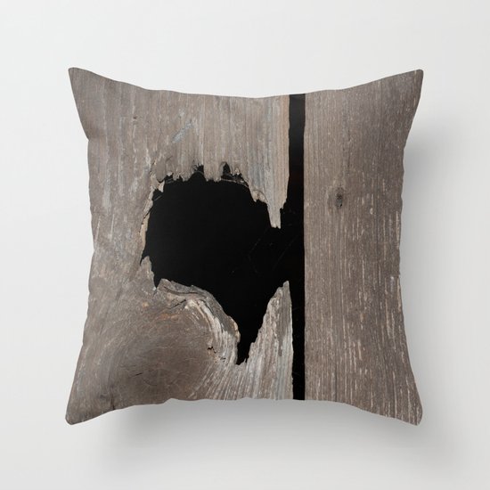 broken heart Throw Pillow