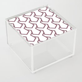 Deep Purple and White Tessellation Pattern 11 Pairs DE 2022 Popular Color Mahogany Cherry DE5020 Acrylic Box