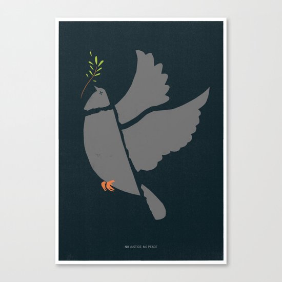 Broken Dove Canvas Print