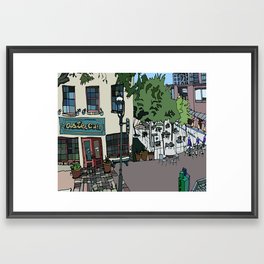 Aster Cafe - Minneapolis, Minnesota Framed Art Print
