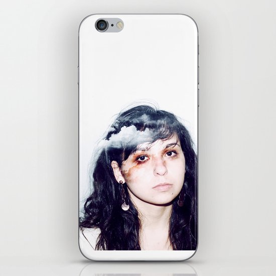 head in the clouds. iPhone Skin