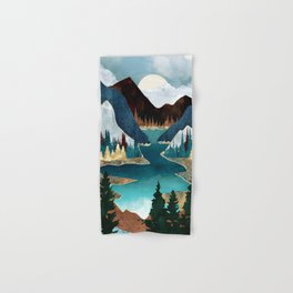 Towels Abstract Modern Watercolor Landscape Towel Abstract Landscape Hand Towels Sun Bathroom Decor Bath Towels Mountains