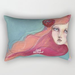 Beautiful Faces by Jane Davenport Rectangular Pillow