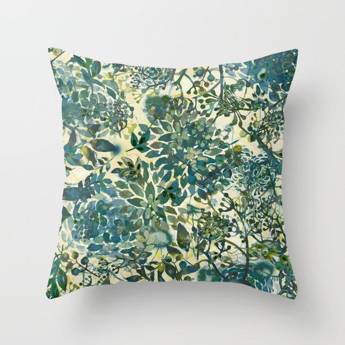 emerald green decorative pillows