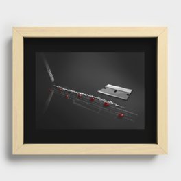 Cocaine Music Recessed Framed Print