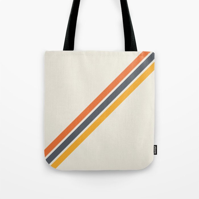 Classic Retro Stripes 03 Tote Bag