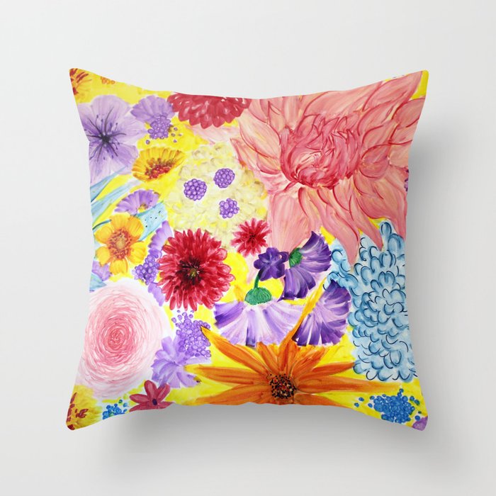 Throw Pillows sport a double-sided print