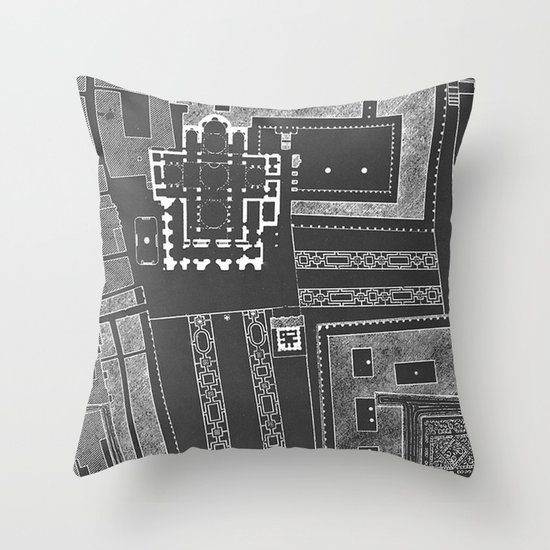 Plaza San Marco Throw Pillow