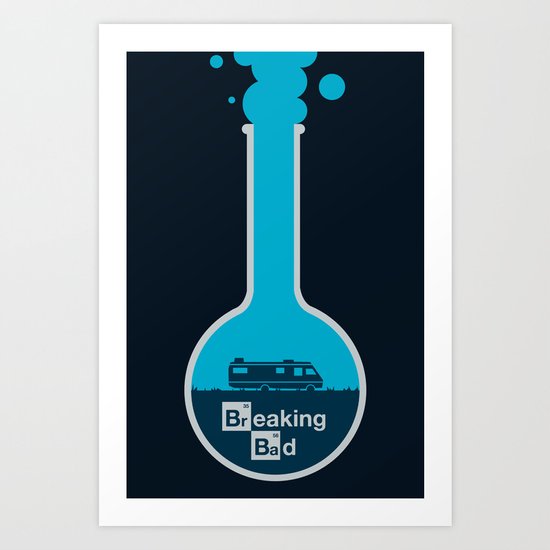 Breaking Bad - poster Art Print