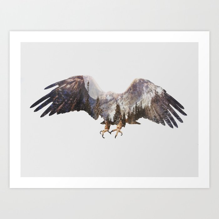 Arctic Eagle Art Print