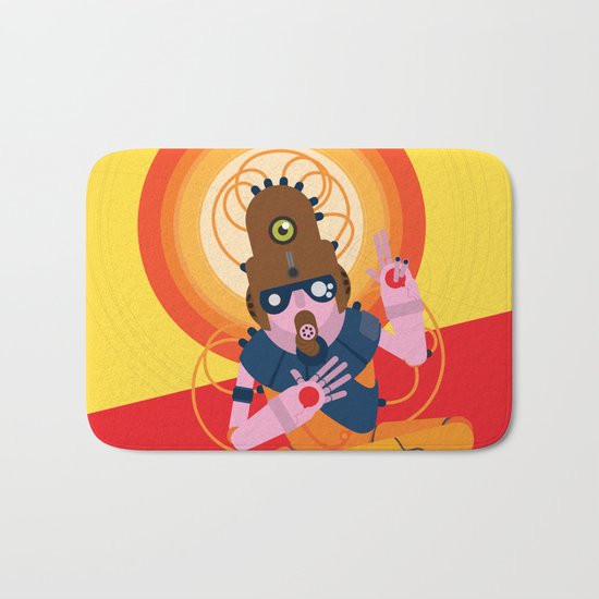 The inscrutable Lord ov Data Bath Mat