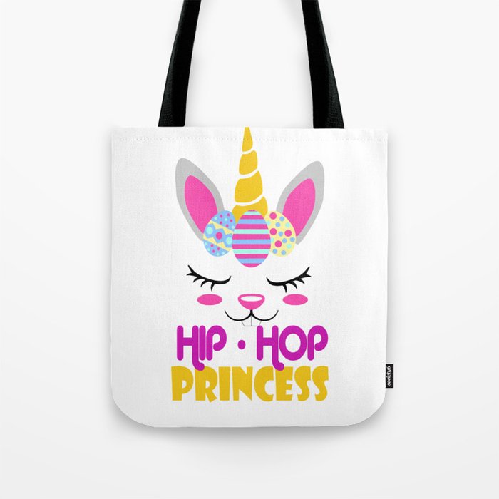 Hip Hop Princess Easter Day Tote Bag