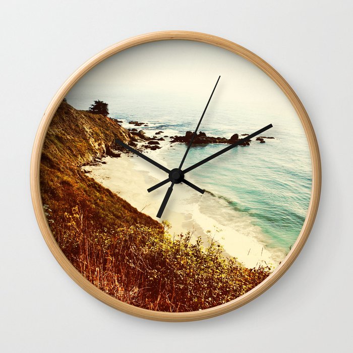 Big Sur Beach Wall Clock