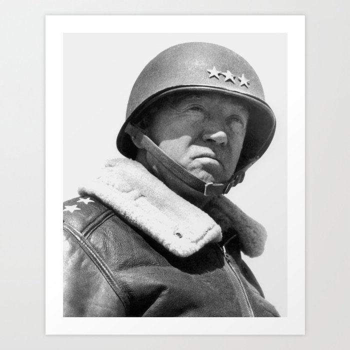 General George Patton Art Print