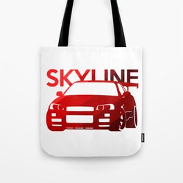 Nissan Skyline GT-R  - classic red - Tote Bag