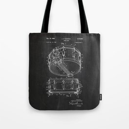 Snare Drum Patent Tote Bag
