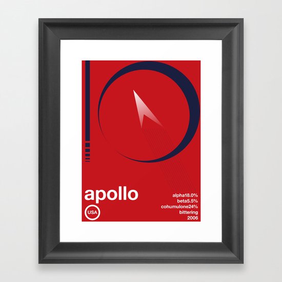 apollo single hop Framed Art Print