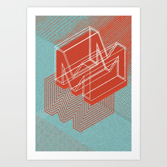 Maze Art Print