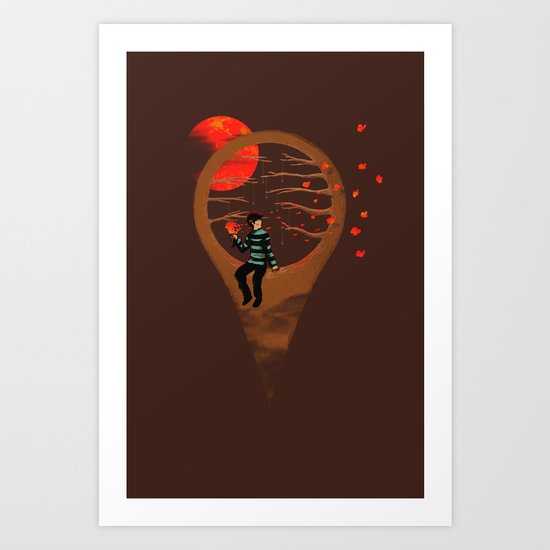 Here Am I Art Print