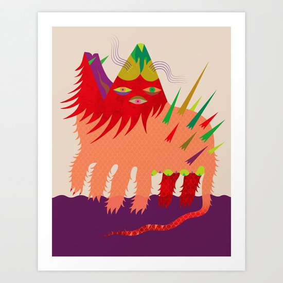 Anfibio Tarasco Art Print