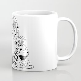 Gnome Bunny flower Coffee Mug