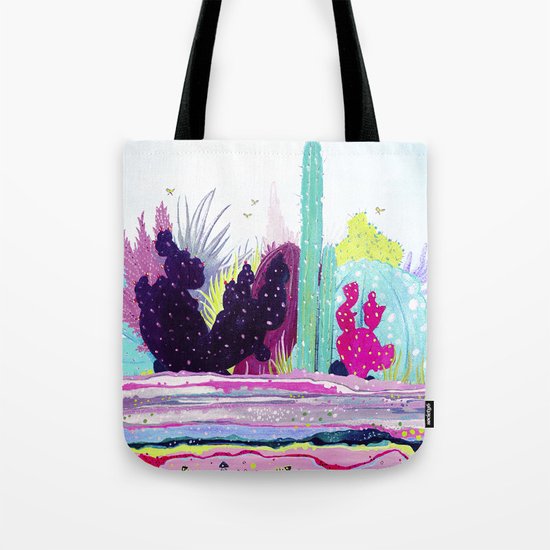 Cacti Watercolour Allsorts Tote Bag