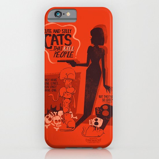 Cat Movie - orange iPhone & iPod Case