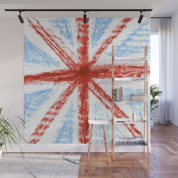 Flag of UK 11- London,united kingdom,england,english,british,great britain,Glasgow,scotland,wales Wall Mural