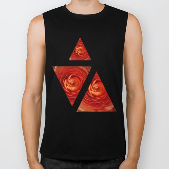 Orange Biker Tank