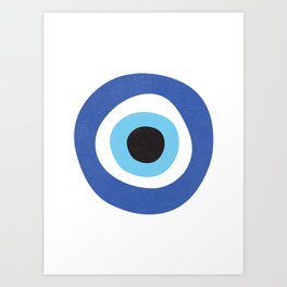Evil Eye Symbol Art Print
