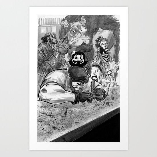 The Goon and Friends Art Print