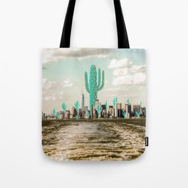 Cactus meets NYC 001 Tote Bag