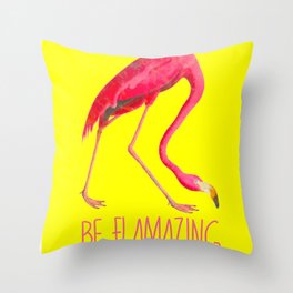 Be Flamazing Throw Pillow