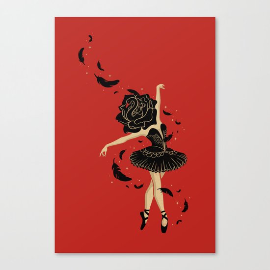 Black Swan Canvas Print