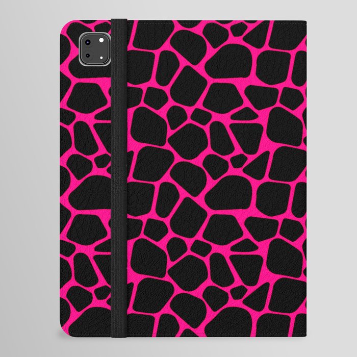 Neon Safari Hot Pink iPad Folio Case