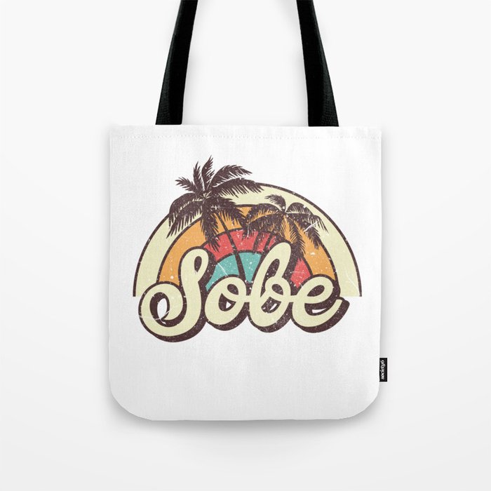 Sobe beach city Tote Bag