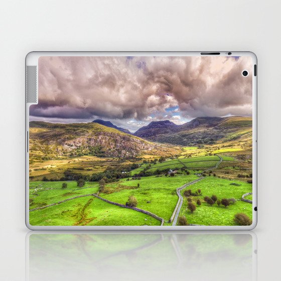 Thermals Over the Valley Laptop & iPad Skin