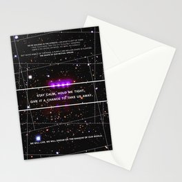 M83 – "OK Pal" Lyric Poster Stationery Cards