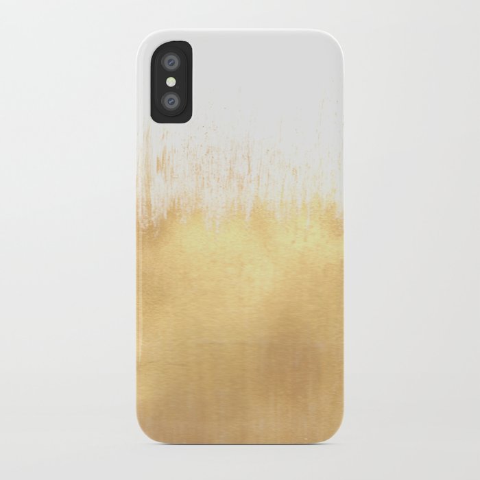 brushed gold iphone case