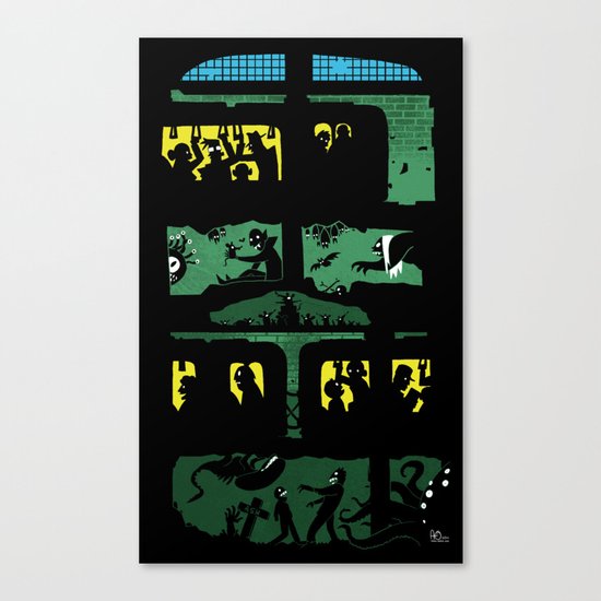 What lies beneath Canvas Print