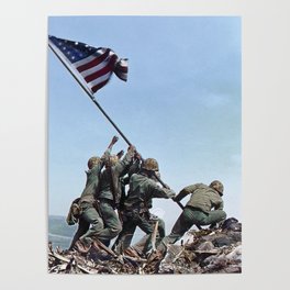 Iwo Jima Color Poster