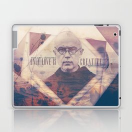 St. Maximilian Kolbe "Only Love is Creative" Laptop & iPad Skin