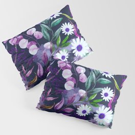 Dark violet garden 25 Pillow Sham