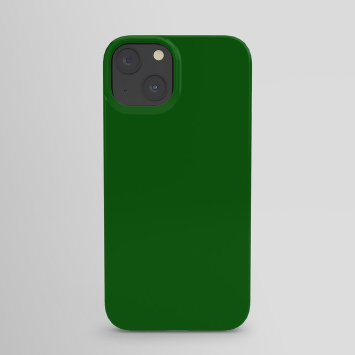 Monochrome green 0-85-0 iPhone Case