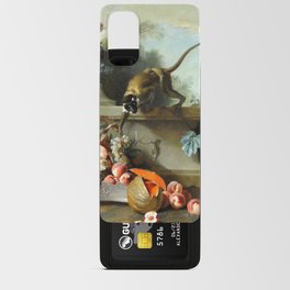 Still life is wonderful with monkey-fruits-flowers Android Card Case